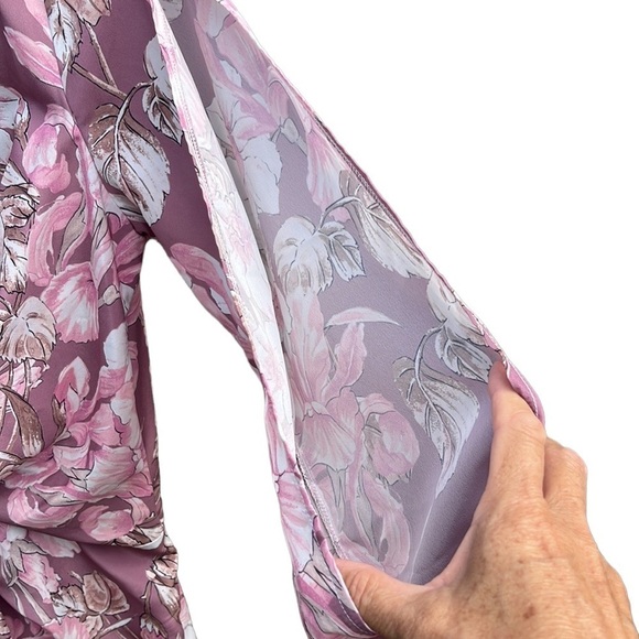 EUC Alexia Admor Slit Front Floral Dress Size Medium - Picture 5 of 11